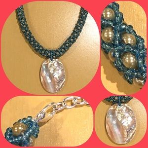 Netted Stitched Necklace!